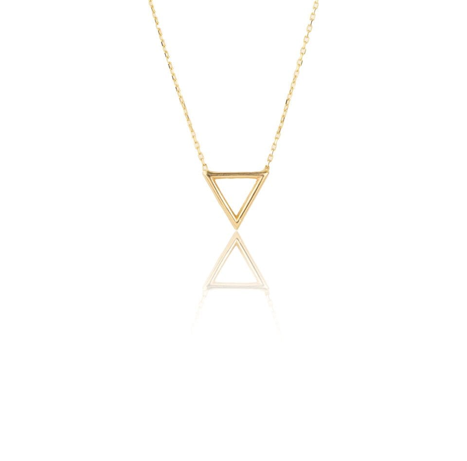 Minimal Üçgen Kolye
