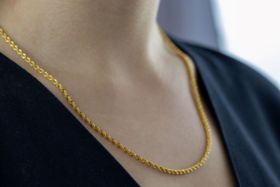 2mm Halat Zincir 55 cm