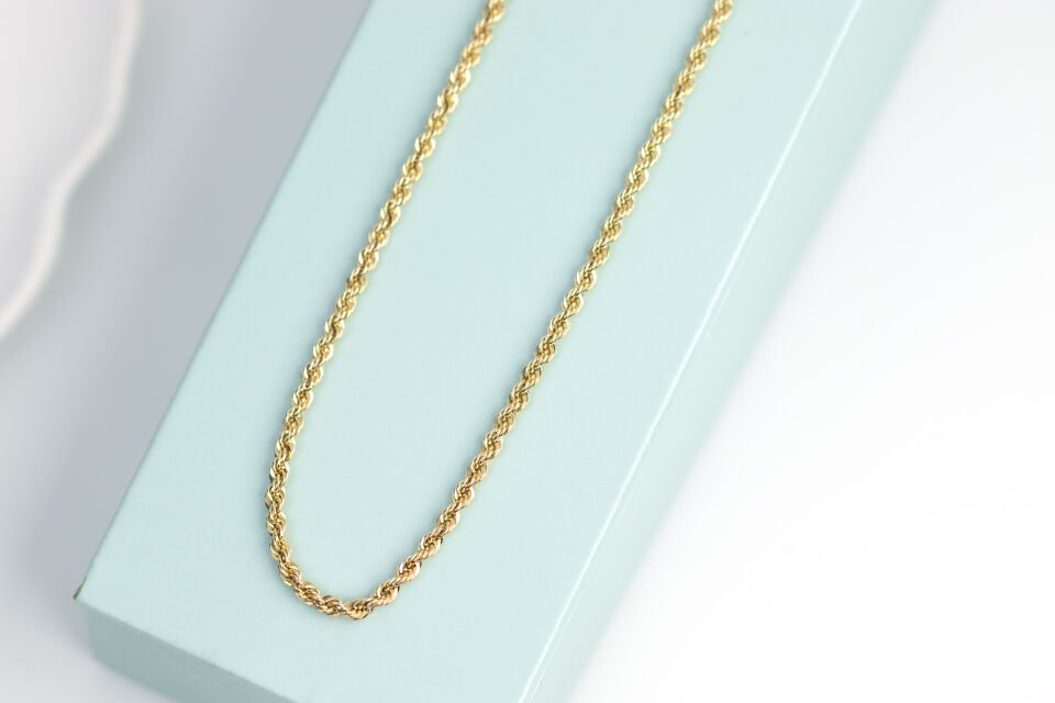 2.5mm Halat Zincir 55 cm (Sarı)