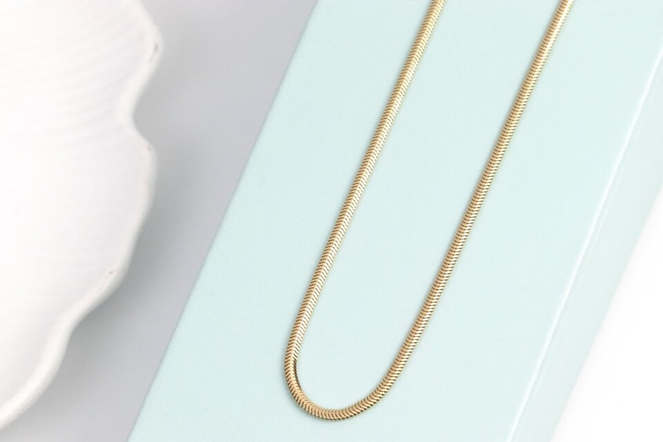 2 mm Balık Sırtı Zincir 40 cm