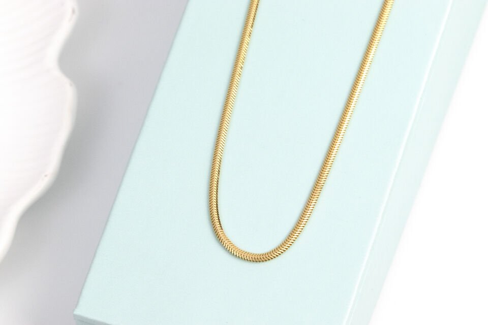 2 mm Balık Sırtı Zincir 45 cm