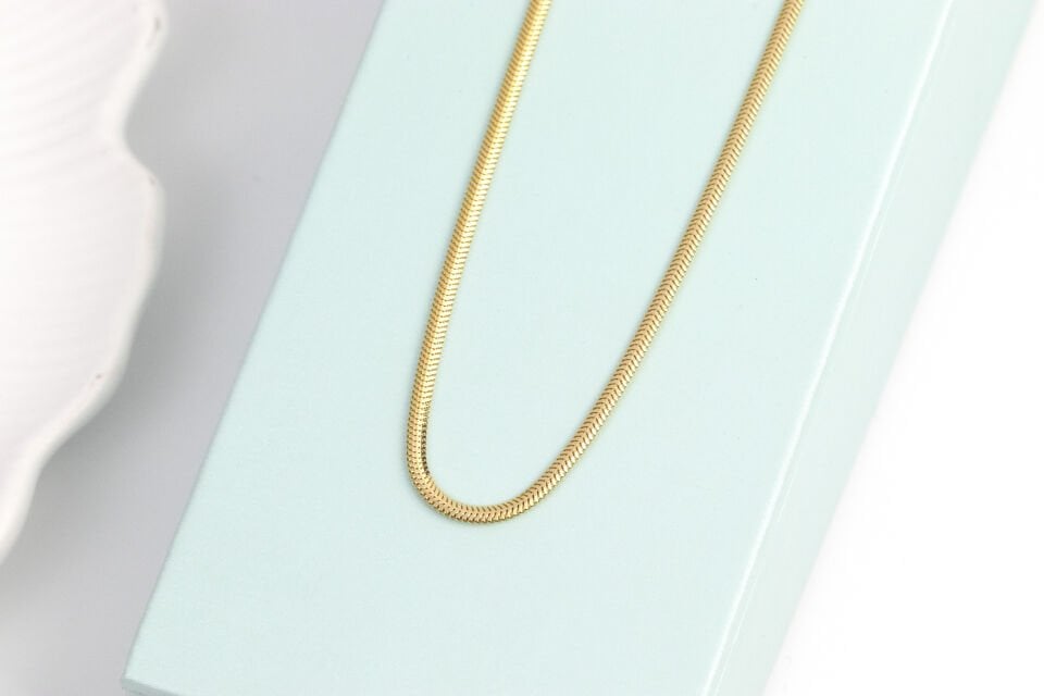 2 mm Balık Sırtı Zincir 50 cm