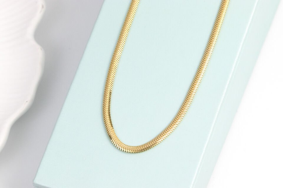 3 mm Balık Sırtı Zincir 45 cm