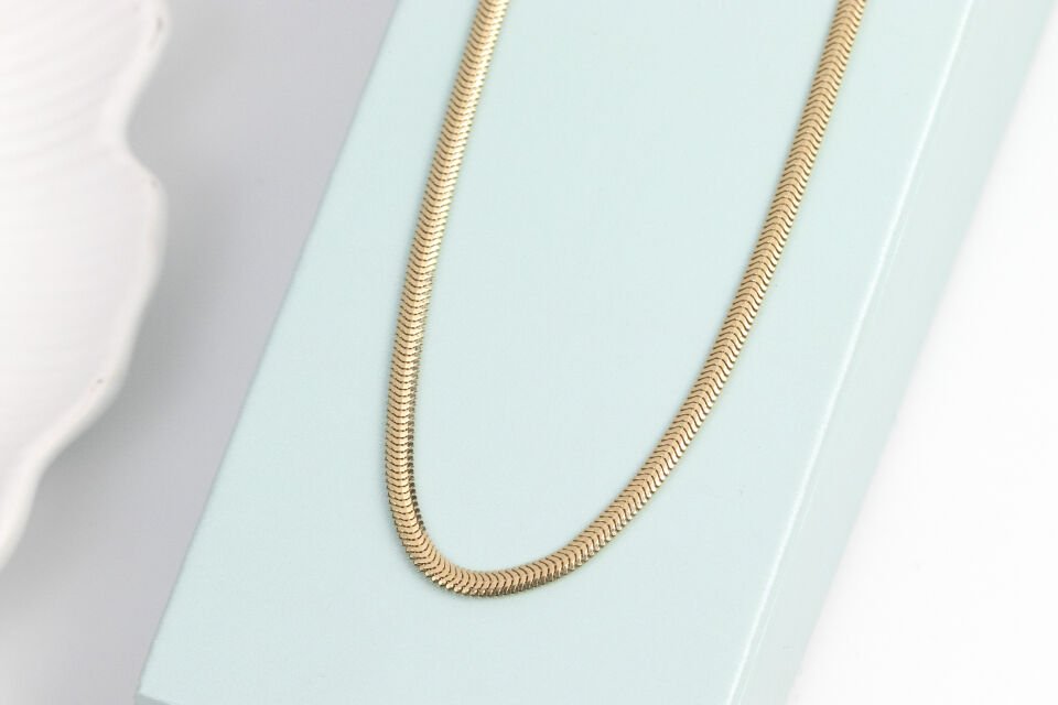 3 mm Balık Sırtı Zincir 50 cm
